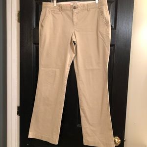 Old navy low rise bootcut khakis size 12